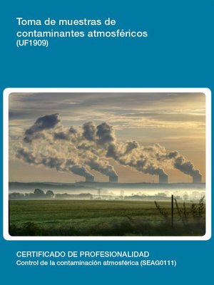 cover image of UF1909--Toma de muestras de contaminantes atmosféricos